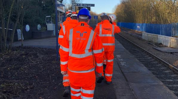 HS2 rail workers